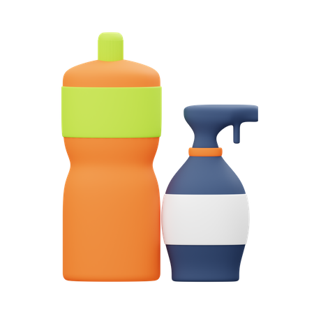 Drink Bottle  3D Illustration