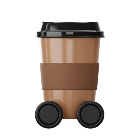 Drink Delivery  3D Icon