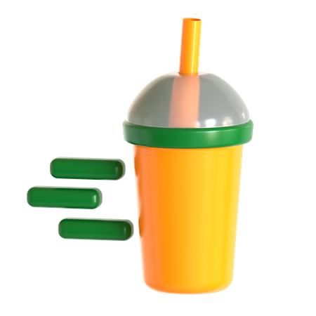 Drink Delivery  3D Icon