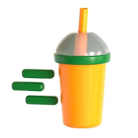 Drink Delivery  3D Icon