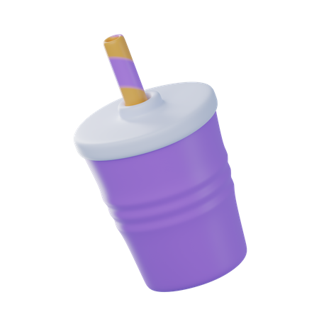 Drink Glass 3D Icon