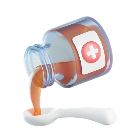 Drink Medicine  3D Icon