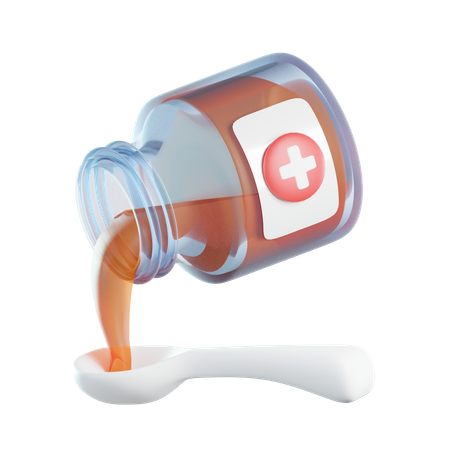 Drink Medicine 3D Icon