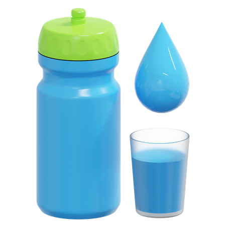 Drink Water  3D Icon