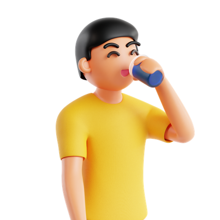 Drink Water  3D Icon