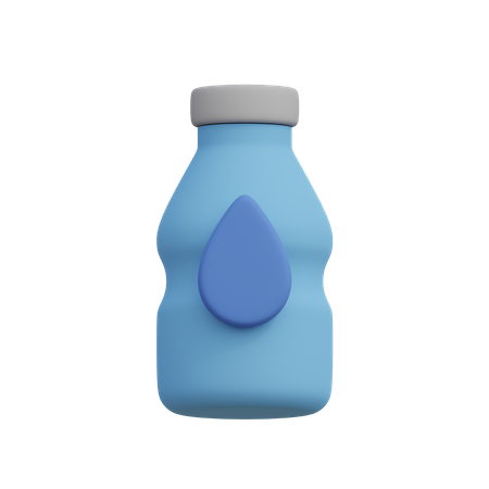 Drink Water  3D Illustration