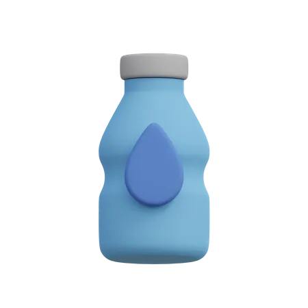 Drink Water  3D Illustration