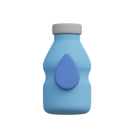 Drink Water 3D Illustration