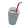 drinking glass 3d logo