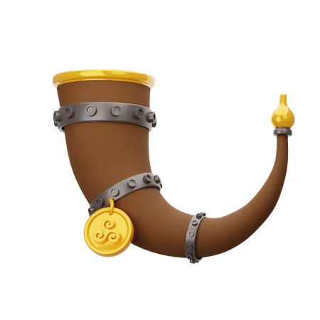 Drinking Horn  3D Icon