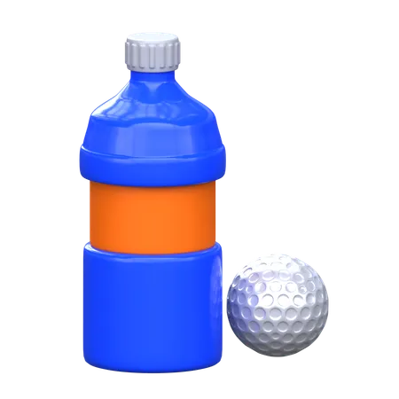 Drinking Water 3 D Golf Icon 3D Icon