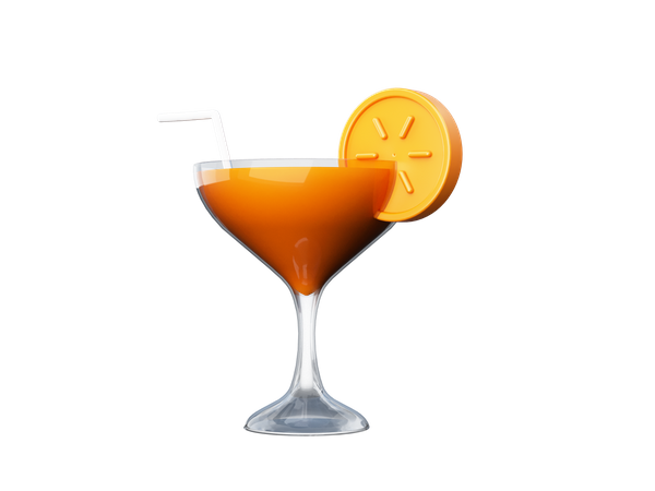 Drinks  3D Illustration