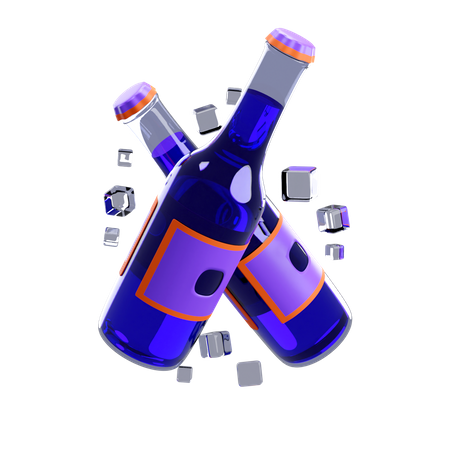 Drinque suave  3D Icon