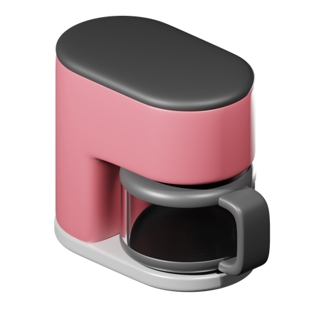 드립 커피 메이커  3D Icon
