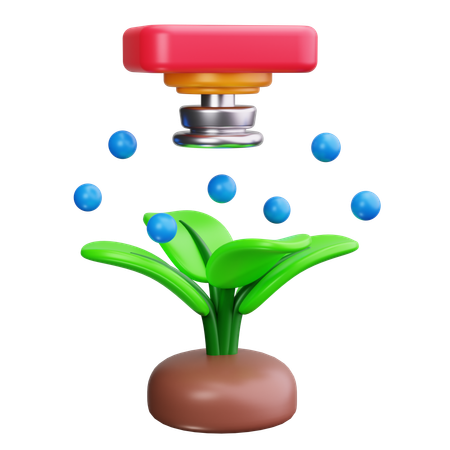 Drip Irrigation  3D Icon