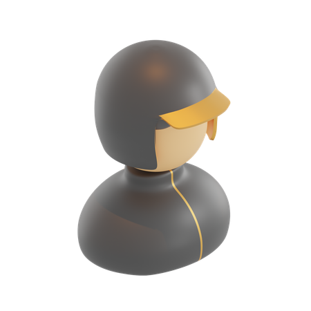 Driver  3D Icon