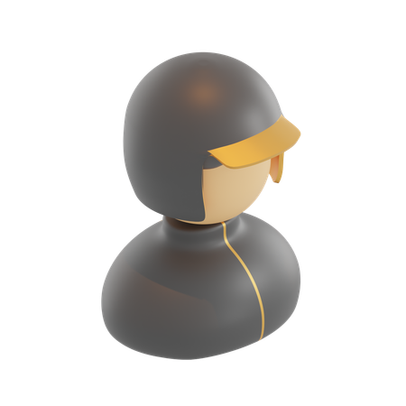 Driver  3D Icon