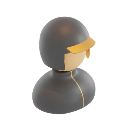 Driver  3D Icon