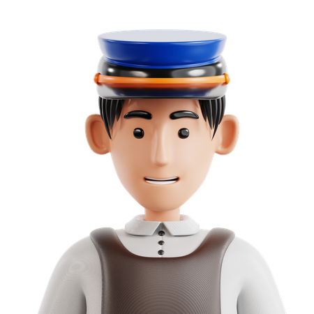 Driver Avatar  3D Icon