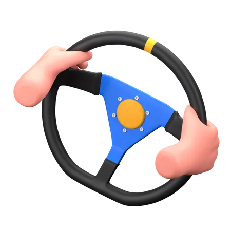 Driving  3D Icon