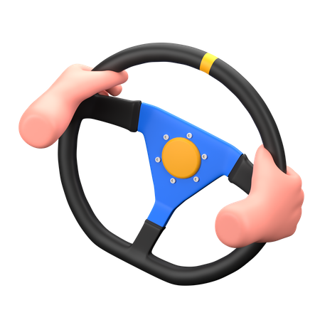 Driving  3D Icon