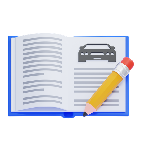 Driving School  3D Icon