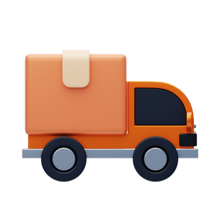 Driving Truck  3D Icon
