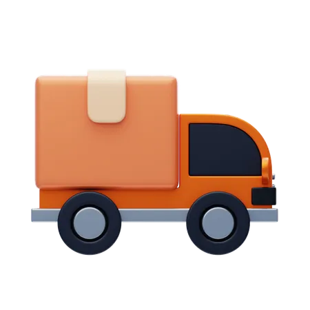 Driving Truck  3D Icon