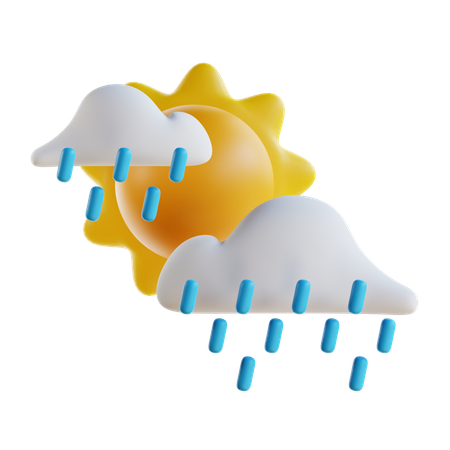 霧雨  3D Icon