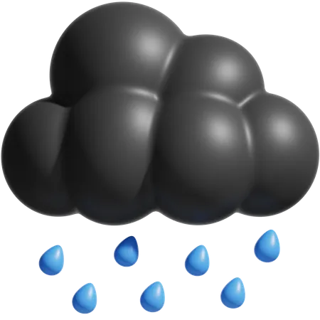 Drizzle night  3D Icon