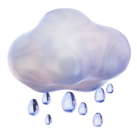 霧雨  3D Icon