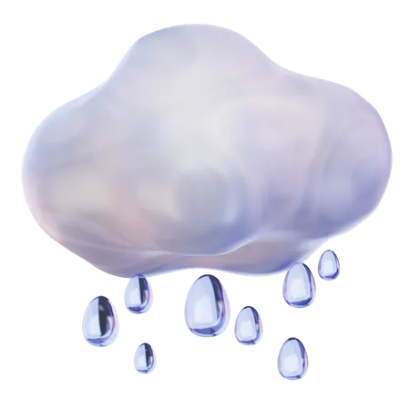 霧雨  3D Icon