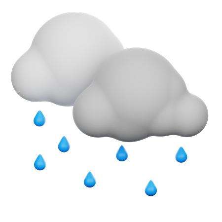 Drizzling  3D Icon