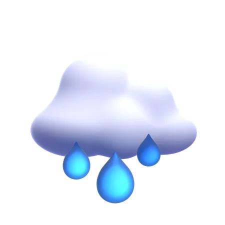 Drizzling  3D Icon