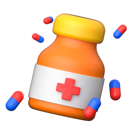 Medicamento  3D Icon