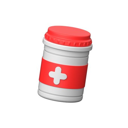 Pot de drogue  3D Icon