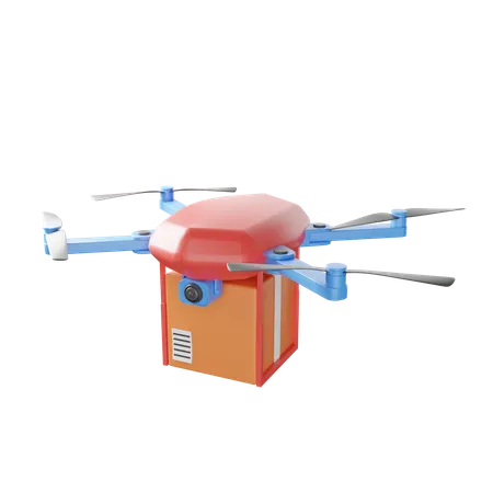 Drohnenlieferung  3D Illustration