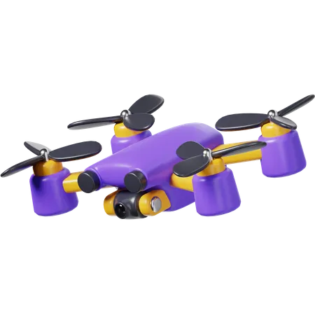 Ilustracion 3 D De Drones 3D Icon