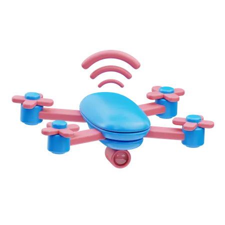 Dron autónomo  3D Icon