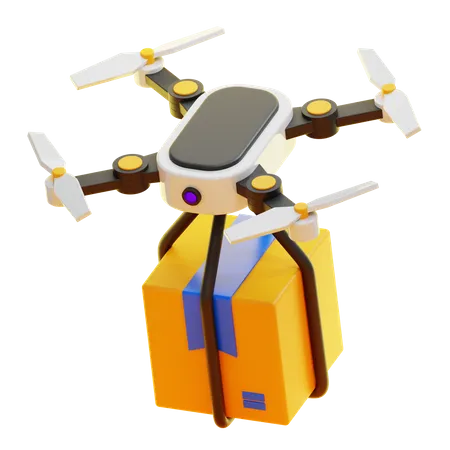 Dron de entrega  3D Icon