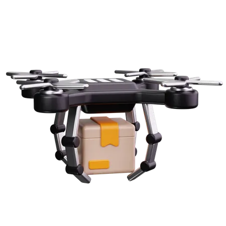 Dron de entrega  3D Icon