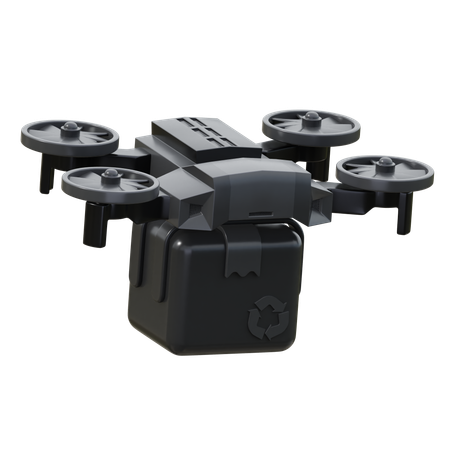 Dron de entrega  3D Icon