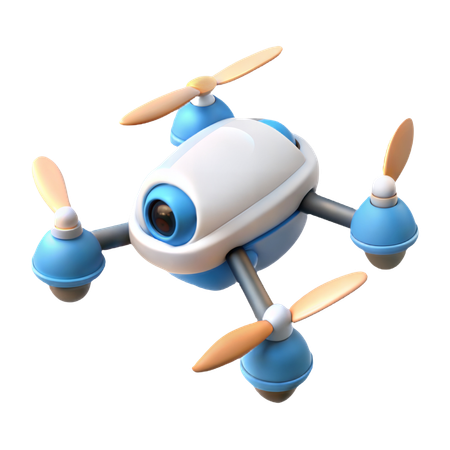Dron robótico  3D Icon