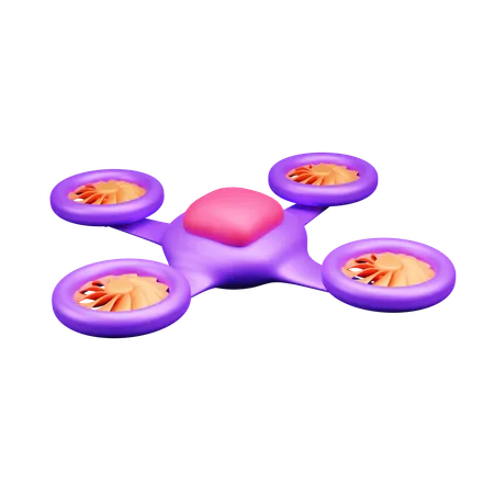 Drone volador  3D Icon