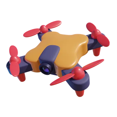Drone Technology 3 D Icon 3D Icon