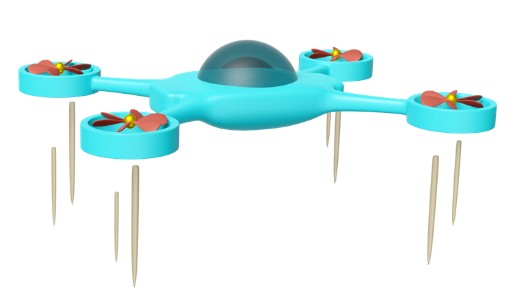 Drone  3D Illustration