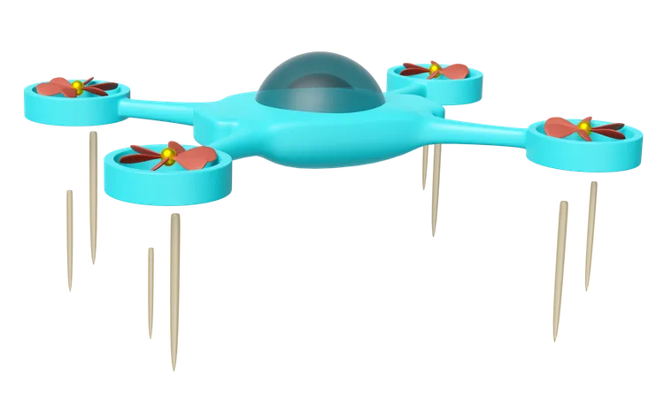 Drone  3D Illustration