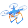 drone 3d logo
