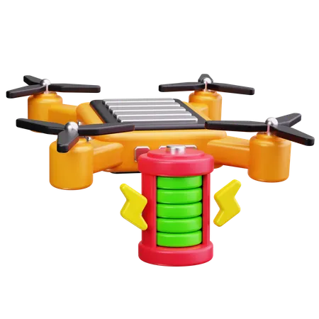 Drone Battery  3D Icon