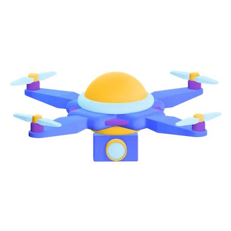 Drone Camera  3D Illustration